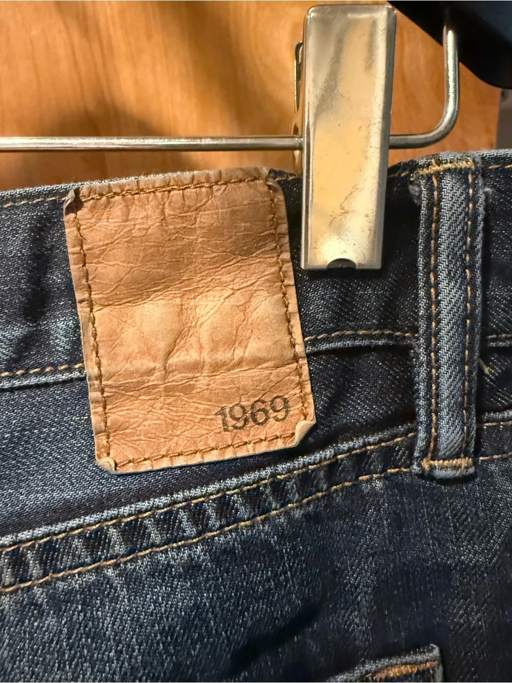 GAP 1969 Men's Straight Jeans in Deep Blue Wash